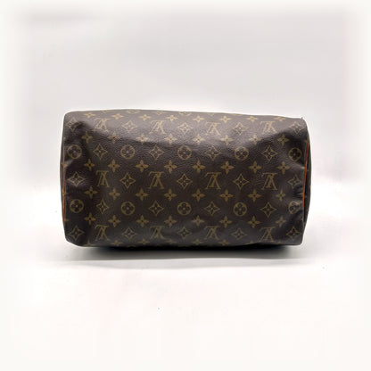 Louis Vuitton Speedy 35 Toile Monogram - vue du dessous, base du sac