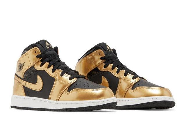 Air Jordan 1 Mid Metallic Gold