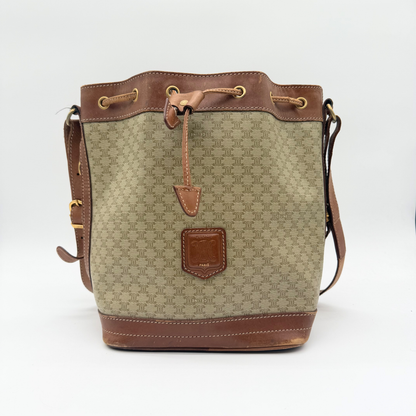 Céline - Seau Macadam Blanc Vintage