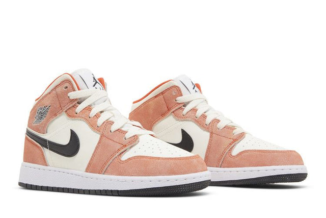 Air Jordan 1 Mid SE Orange Suede