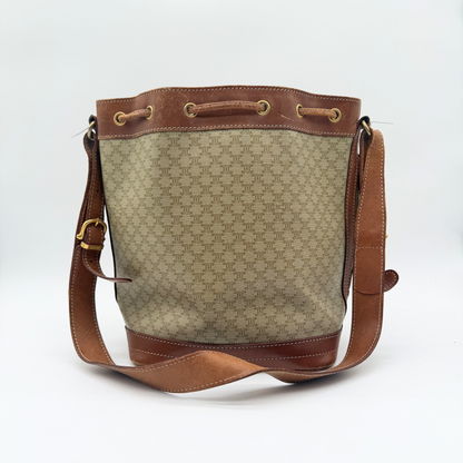 Céline - Seau Macadam Blanc Vintage