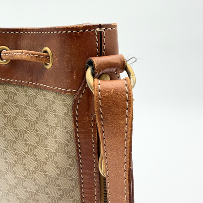 Céline - Seau Macadam Blanc Vintage