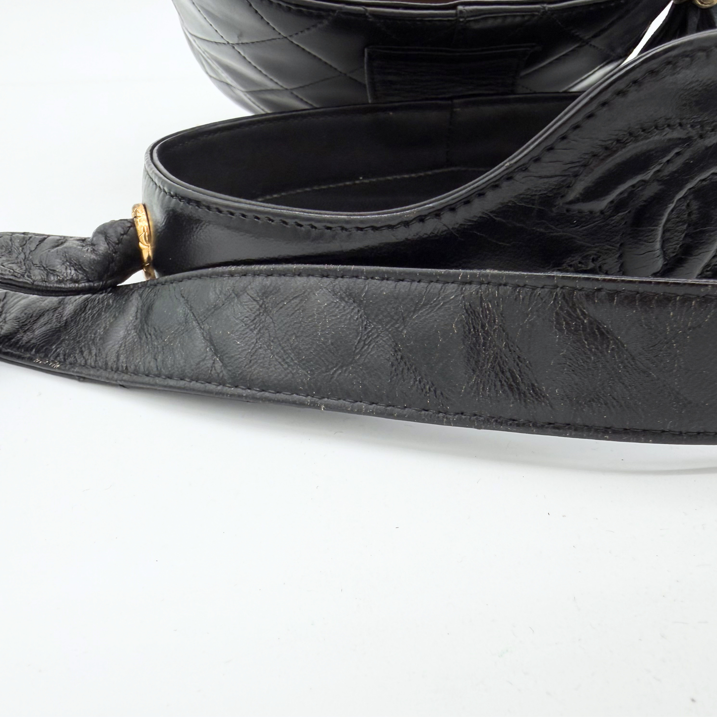 Chanel – Vanity Vintage Cuir Noir