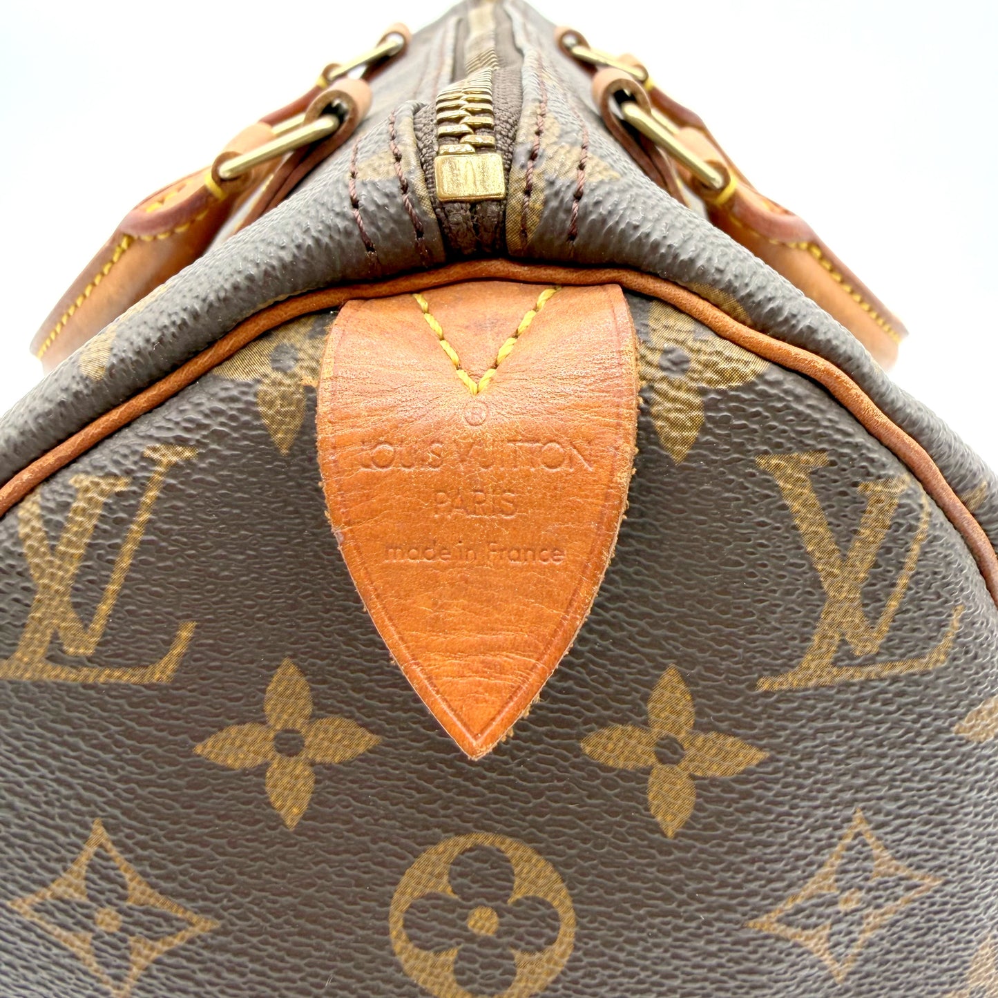 Louis Vuitton Speedy 30 Toile Monogram - estampille Louis Vuitton Paris made in France