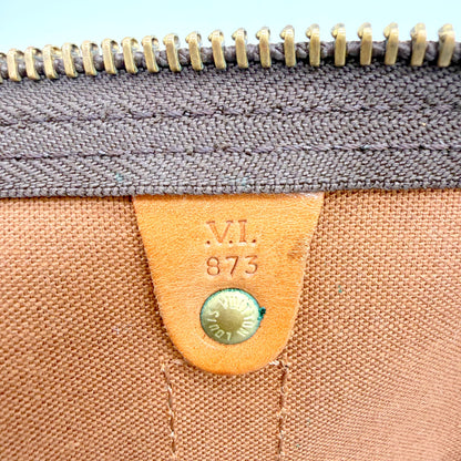 Louis Vuitton Keepall 55 Monogram - interieur doublure toile et code date VI 873