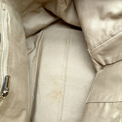 Céline Tote Toile Macadam Beige - intérieur, doublure claire tachée