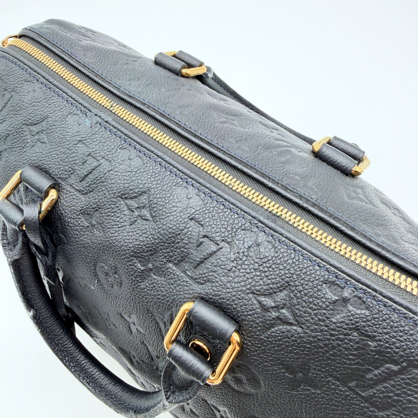 Louis Vuitton – Speedy 30 Empreinte Bleu Marine