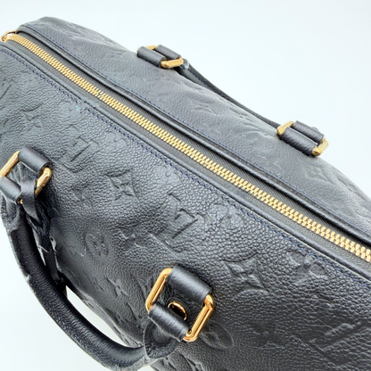 Louis Vuitton – Speedy 30 Empreinte Bleu Marine