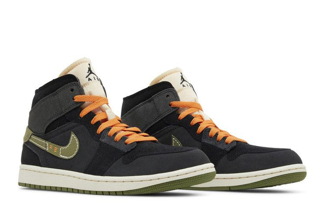 Air Jordan 1 Mid SE Craft Anthracite Light Olive