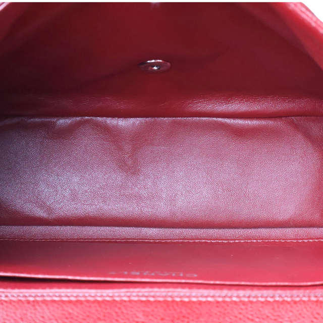 Chanel – Timeless Jumbo Classique Cuir Caviar Rouge Bordeaux