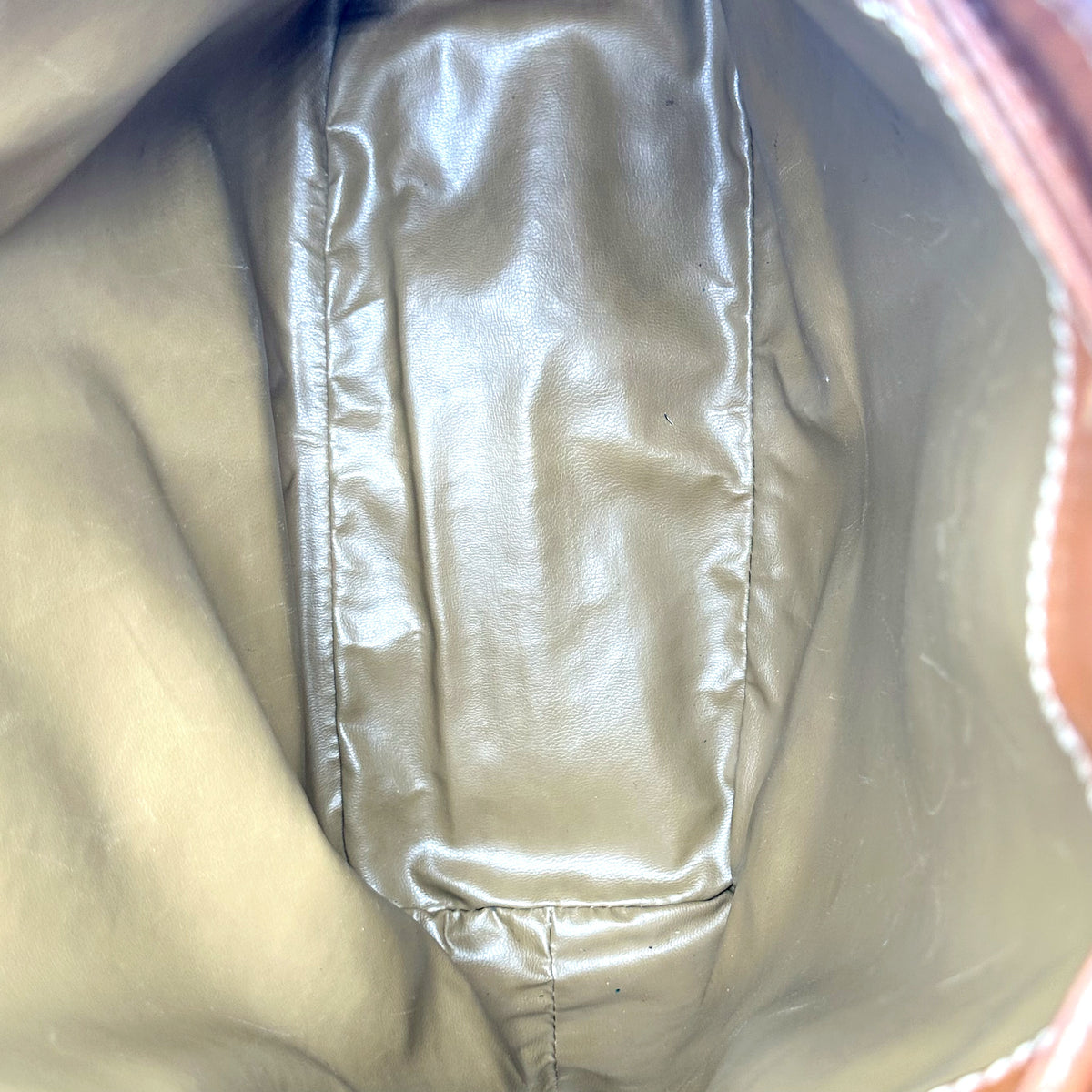 Céline Seau Toile Macadam Marron - intérieur, doublure claire