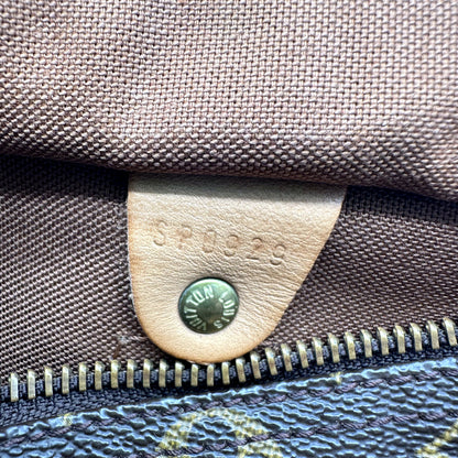 Louis Vuitton Speedy 25 Toile Monogram - intérieur, patte de cuir et doublure