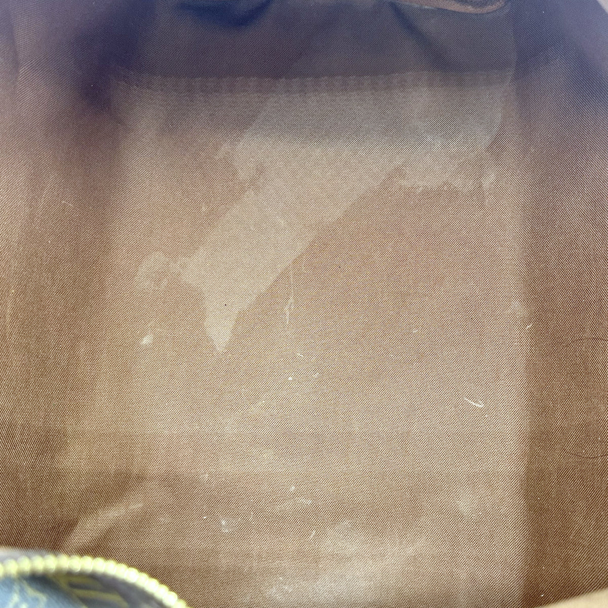 Louis Vuitton Speedy 40 Toile Monogram - intérieur, doublure textile brune