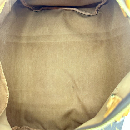 Louis Vuitton Speedy 35 Toile Monogram - intérieur, doublure textile claire jaunie