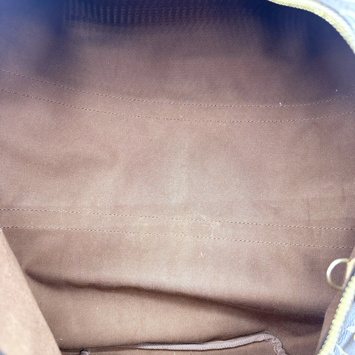 Louis Vuitton Keepall 50 Bandoulière Toile Monogram - intérieur, doublure textile claire