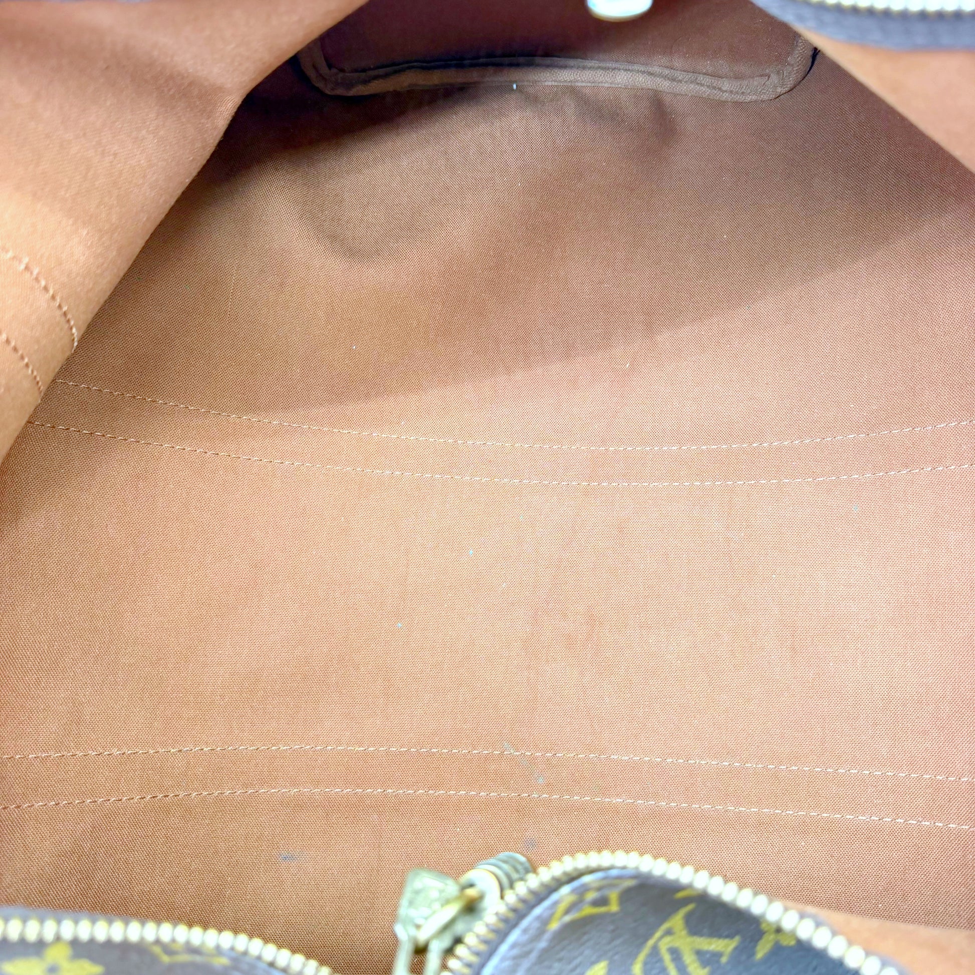 Louis Vuitton Keepall 50 toile Monogram - interieur et doublure textile