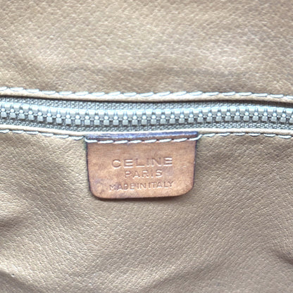 Céline Seau Toile Macadam Brun - détail de l'étiquette de cuir intérieure