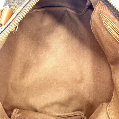 Louis Vuitton Speedy 30 Toile Monogram - intérieur ouvert, doublure marron