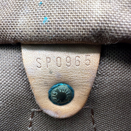 Louis Vuitton Speedy 35 Toile Monogram - intérieur, patte de cuir et code date