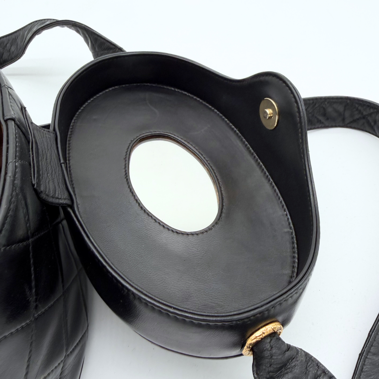 Chanel – Vanity Vintage Cuir Noir