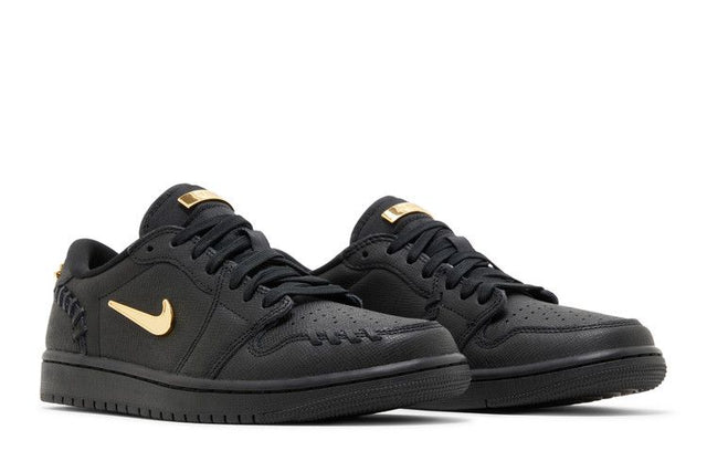 Air Jordan 1 Low Method of Make Black Metallic Gold