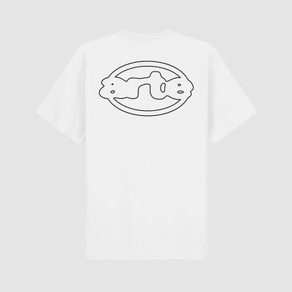 T-shirt Emblem blanc Arte Antwerp