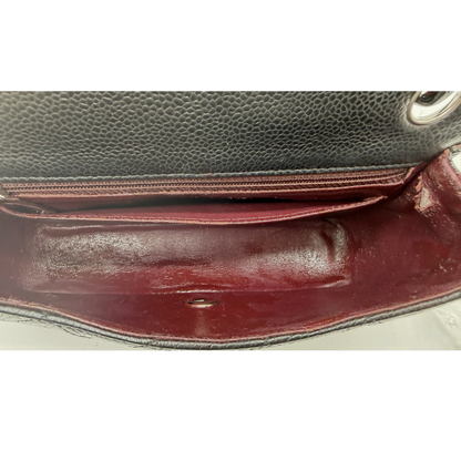 Chanel – Mini Timeless Matelassé 20 cm Cuir Caviar Noir