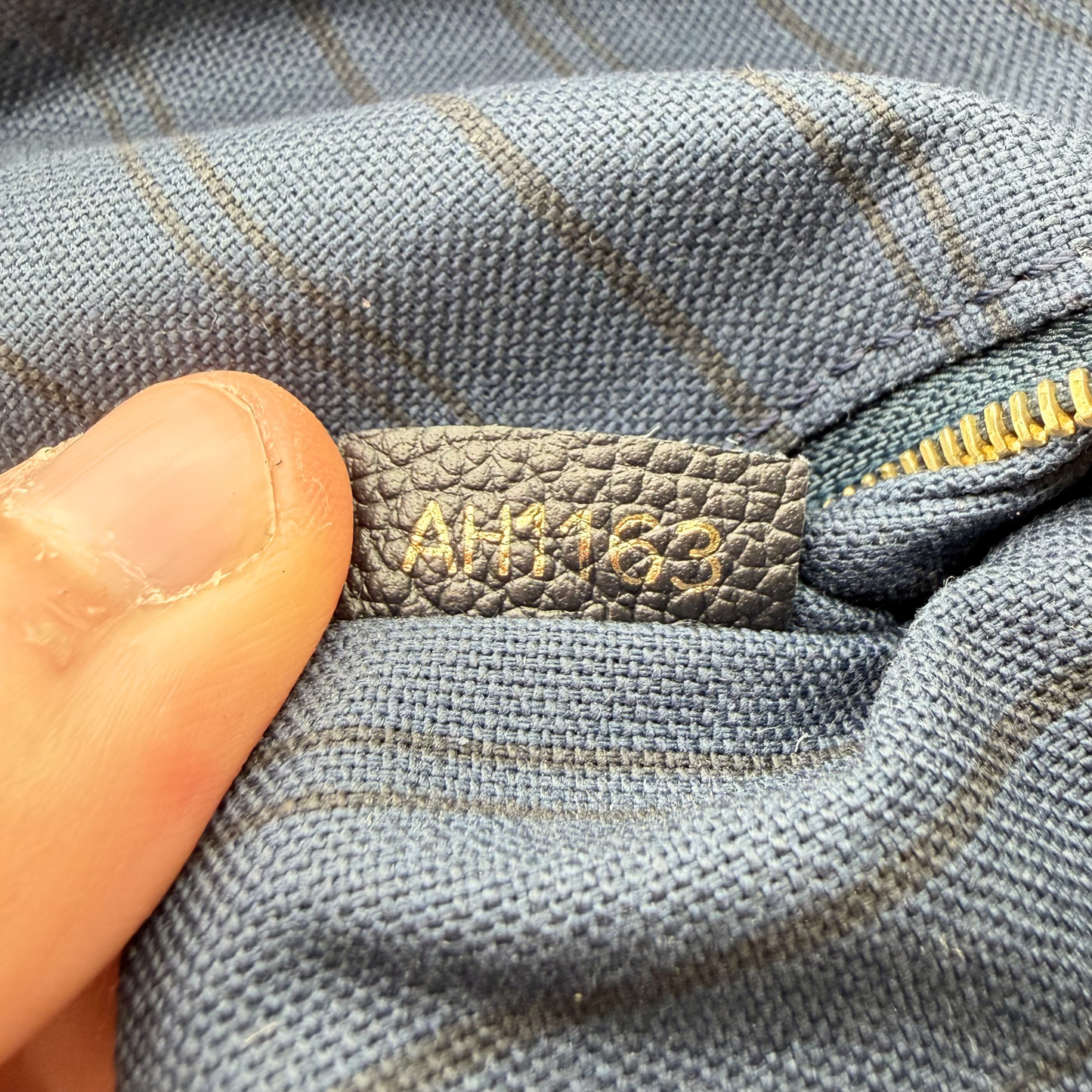 Louis Vuitton – Speedy 30 Empreinte Bleu Marine