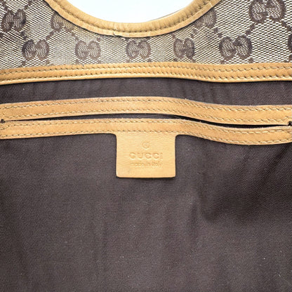 Gucci Jackie Toile GG - poche intérieure et étiquette