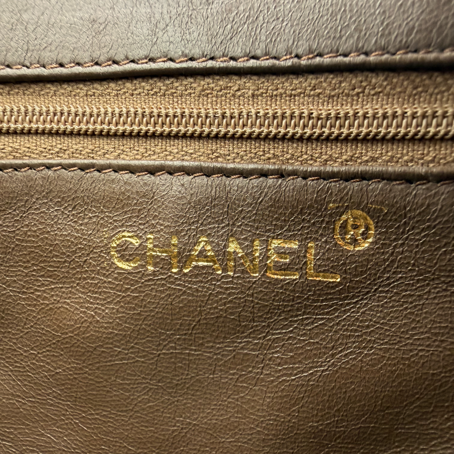 Chanel – Vanity Vintage Cuir Noir