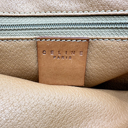 Céline Pochette Toile Macadam - détail de l'étiquette intérieure de l'autre compartiment