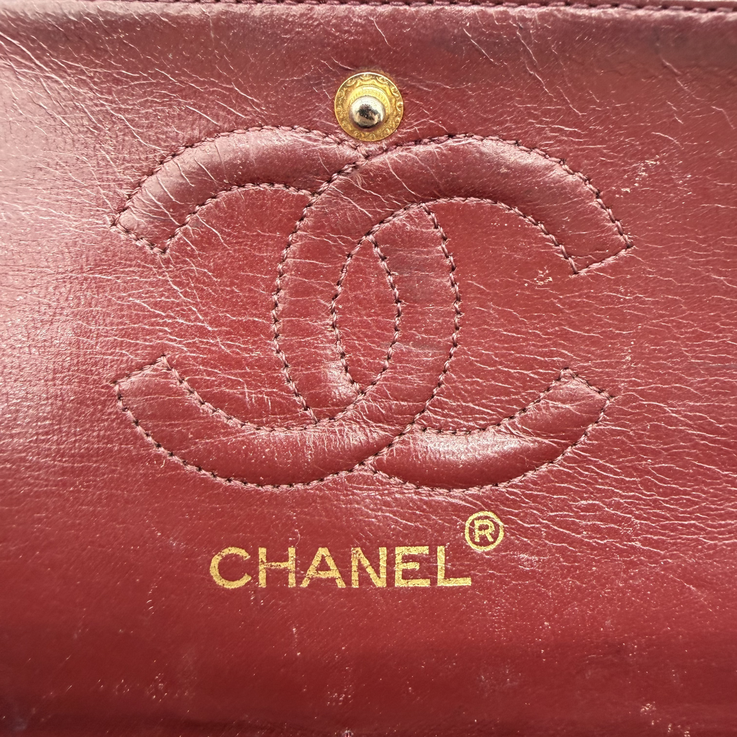 Chanel – Timeless Double Flap 23 cm Cuir Matelassé Noir