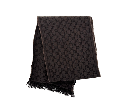 Gucci – Écharpe GG Monogram Laine & Cachemire