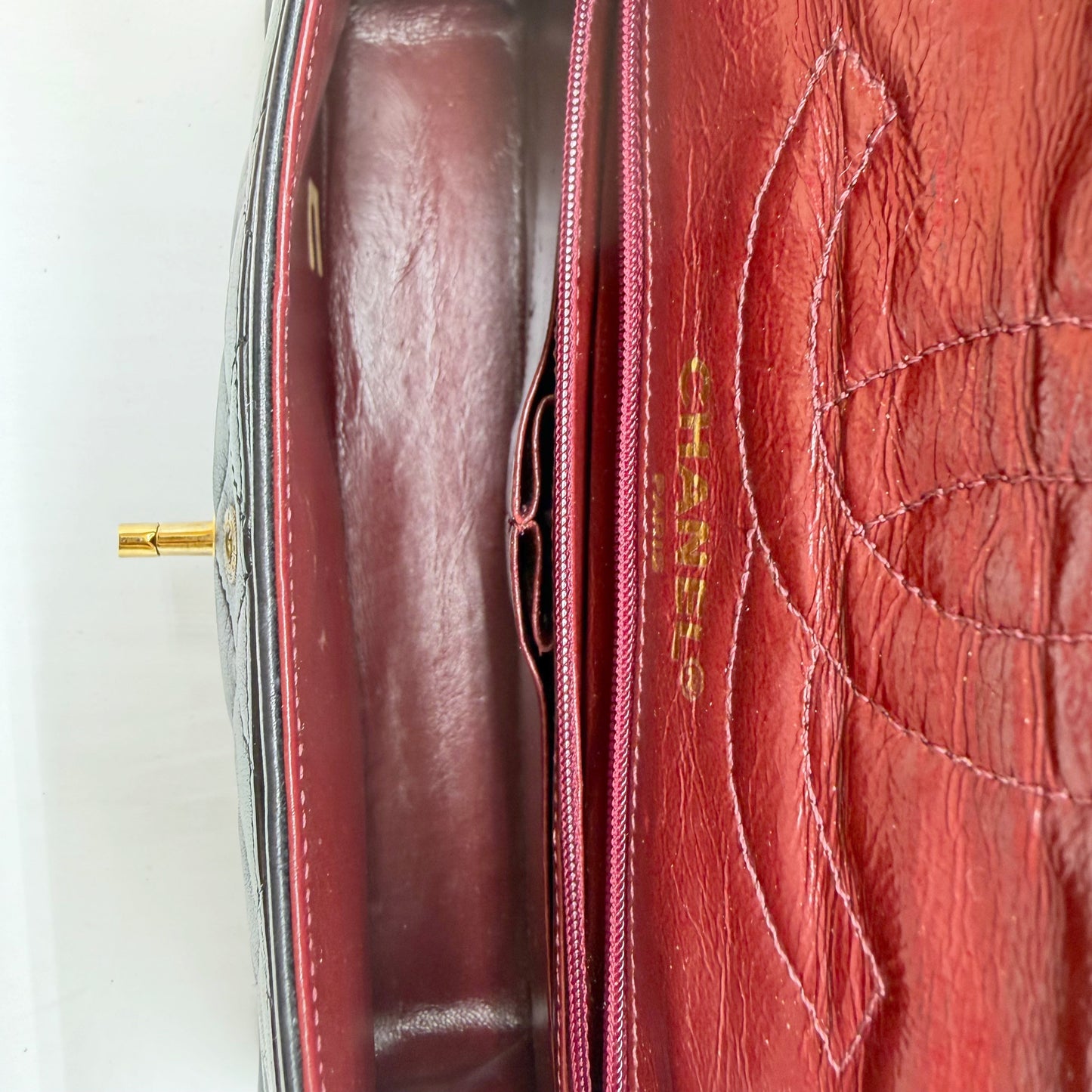 Chanel Double Flap 25 – intérieur et estampille