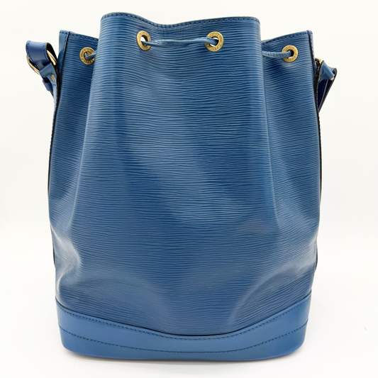 Louis Vuitton Grand Noé cuir Epi bleu