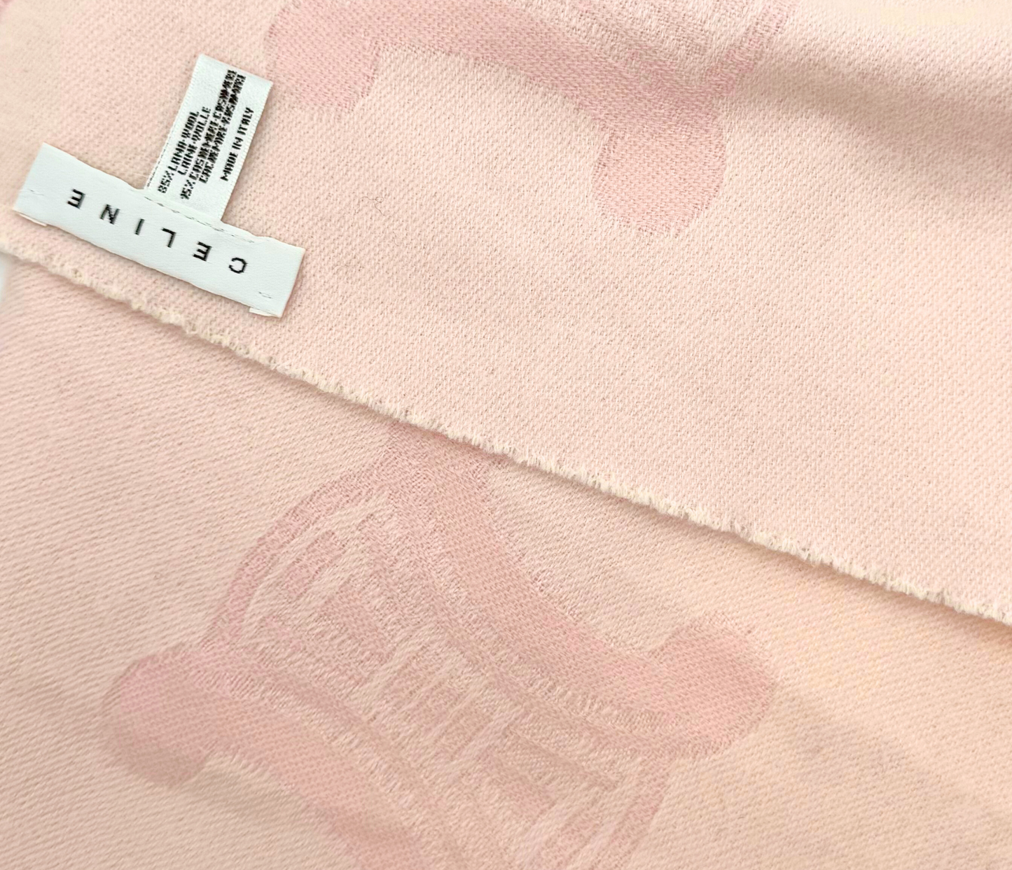 Écharpe Céline Triomphe Rose