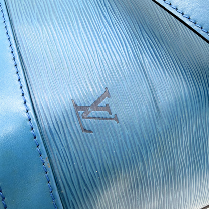 Louis Vuitton Grand Noé cuir Epi bleu