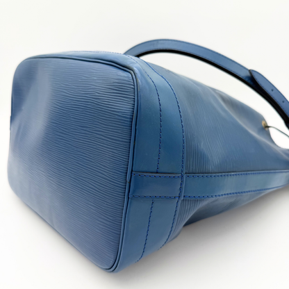 Louis Vuitton Grand Noé cuir Epi bleu