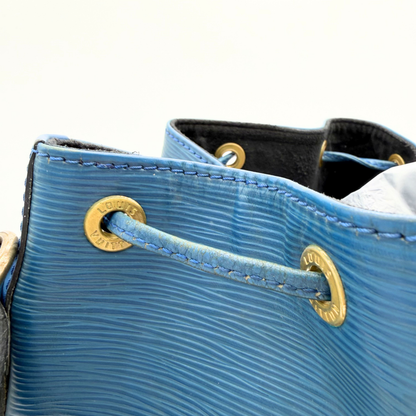 Louis Vuitton Grand Noé cuir Epi bleu