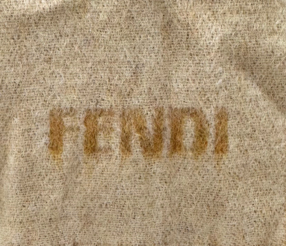 Écharpe Fendi – Laine & Cachemire Beige