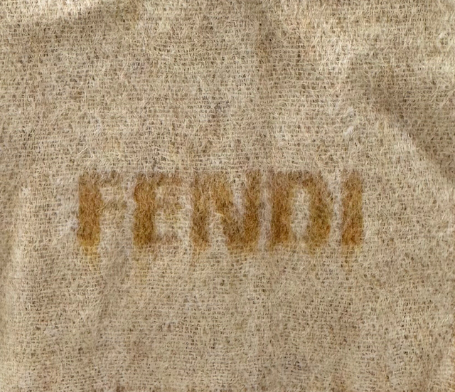 Écharpe Fendi – Laine & Cachemire Beige