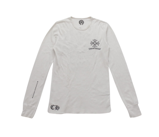 Chrome Hearts – Cut and Sewn Back CH Plus Print Thermal – Size S