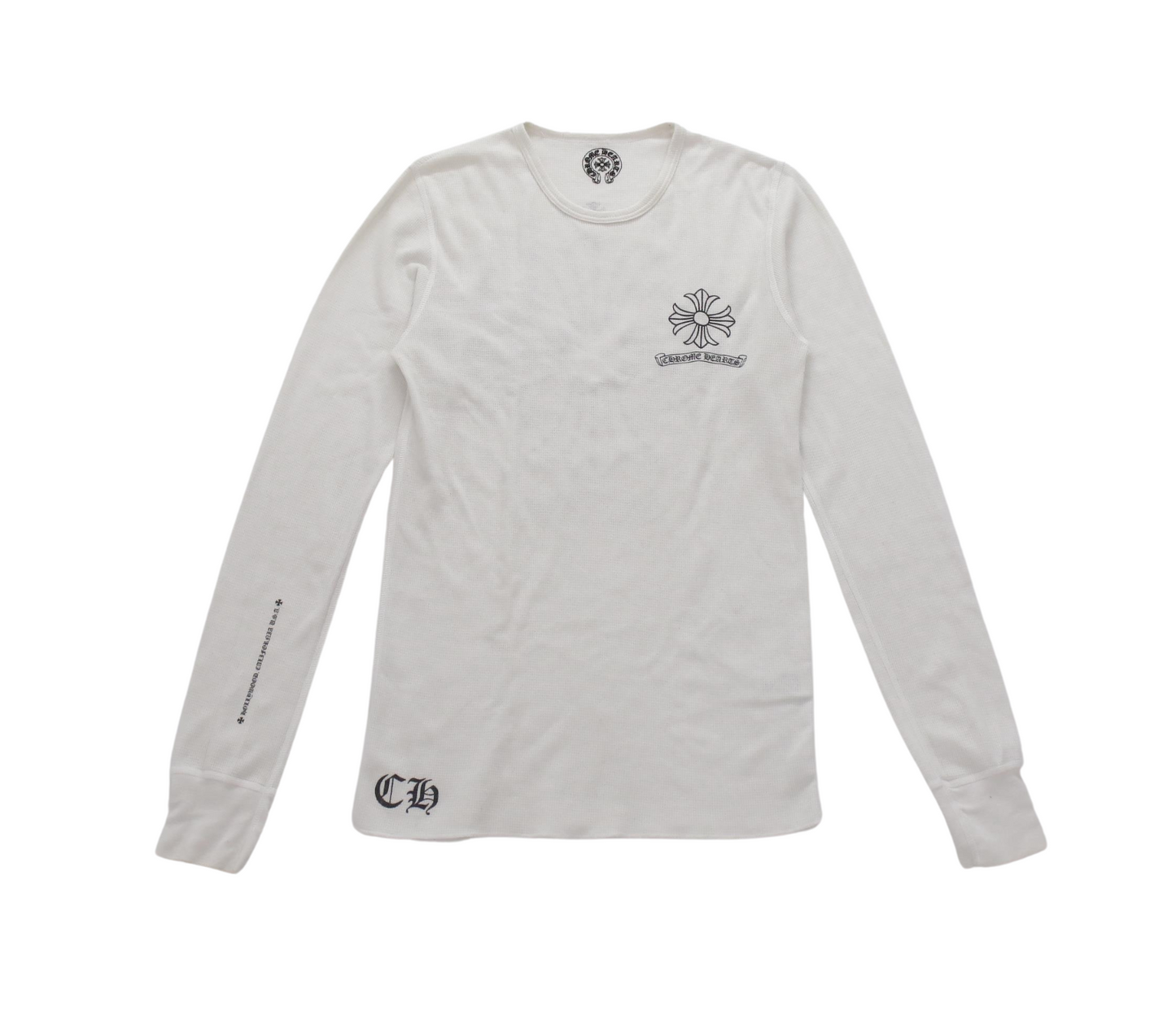 Chrome Hearts – Cut and Sewn Back CH Plus Print Thermal – Size S