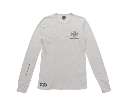 Chrome Hearts – Cut and Sewn Back CH Plus Print Thermal – Size S