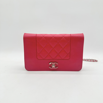 Chanel – Wallet on Chain Cuir Framboise