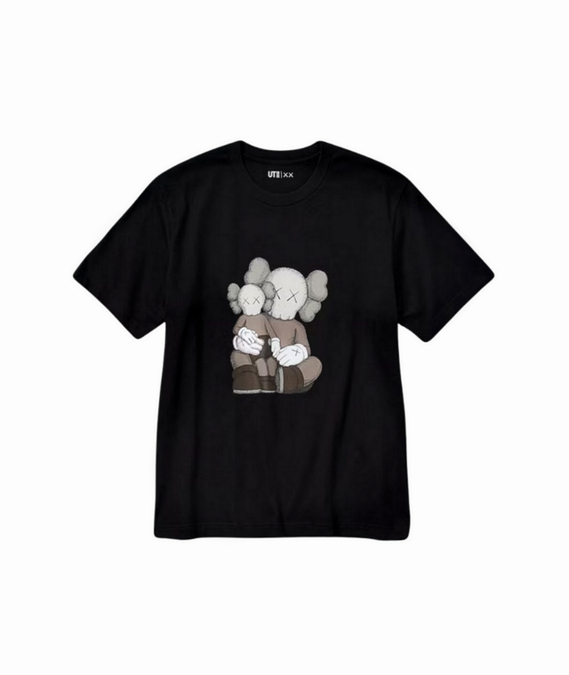 KAWS x Uniqlo UT Short Sleeve Graphic T-shirt Black