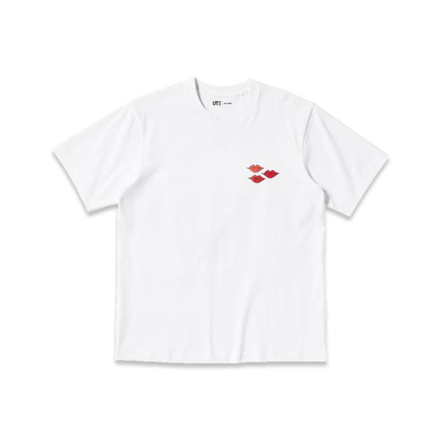 KAWS x Uniqlo Warhol UT Graphic T-shirt White Pink