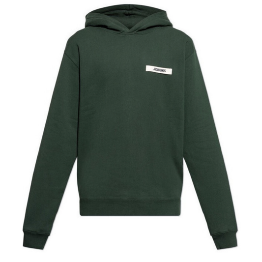 Jacquemus – Hoodie Le Sweatshirt Gros Grain vert