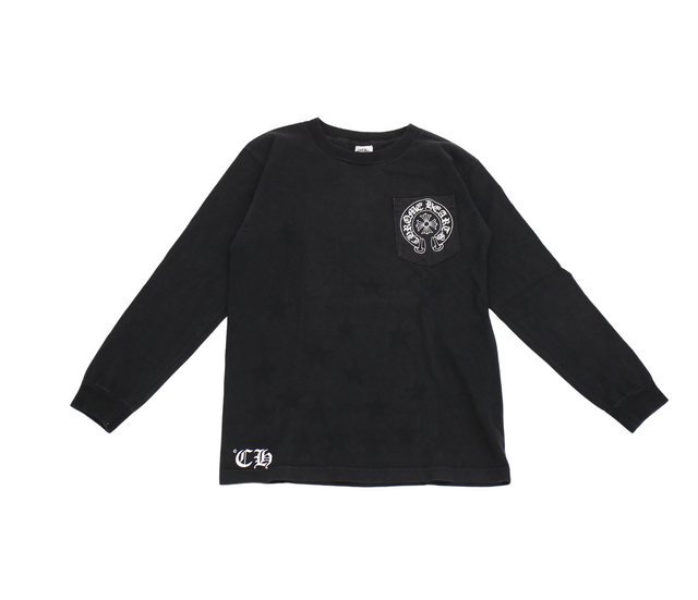 Chrome Hearts – Cut and Sew Back Arch Logo Pocket Tee – Size S