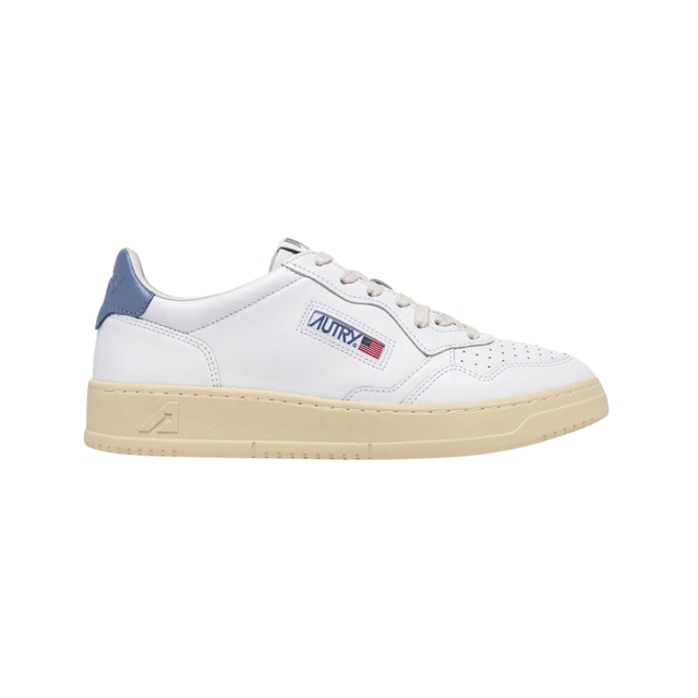 Autry Medalist Low White & Tempest Leather